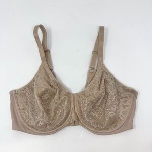 Lace Detail Tan Bra